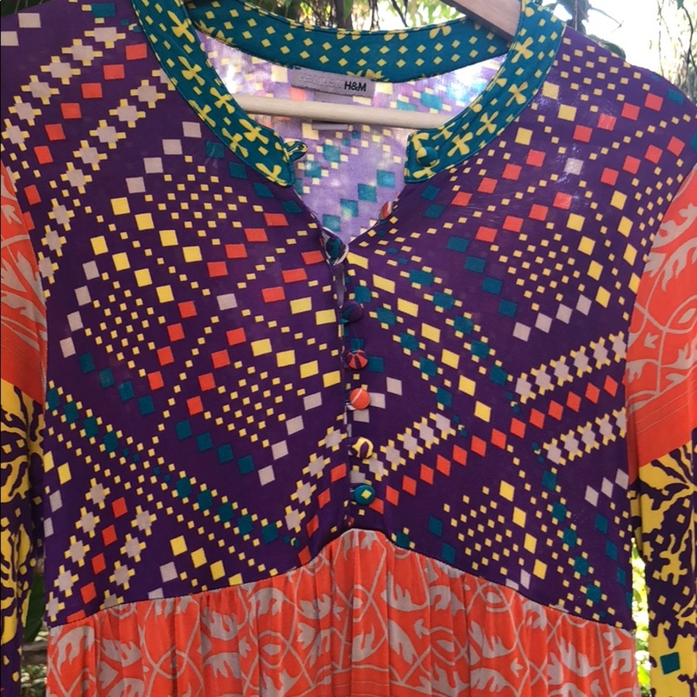 Vibrant Patterns Dress - Picture 2 of 3
